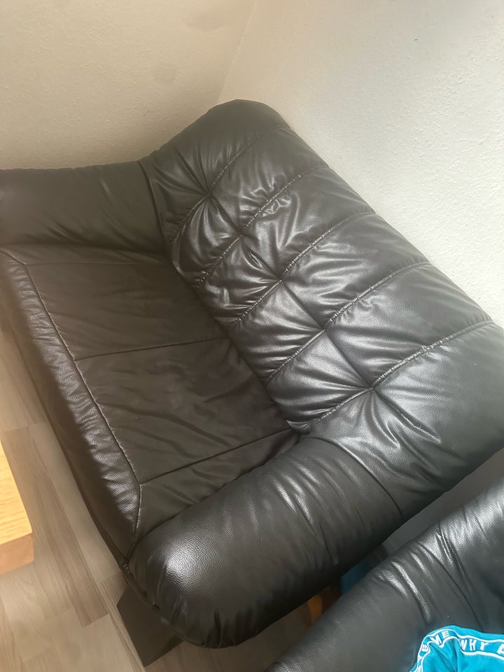 Sofa, læder, 2 pers.