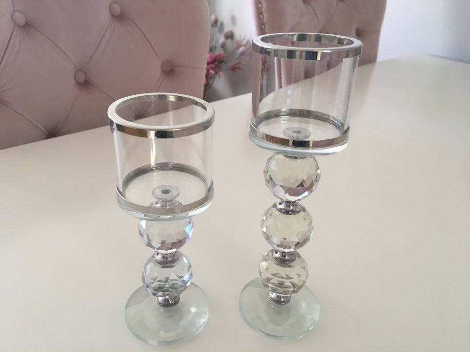 Glas Fyrfadsstager