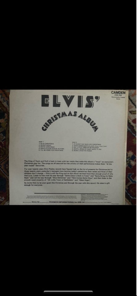 LP, Elvis Presley, Christmas album