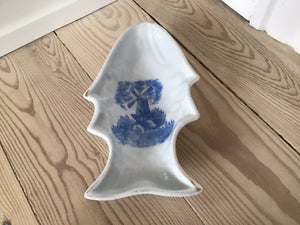 Porcelæn Fiskeform Hollandsk