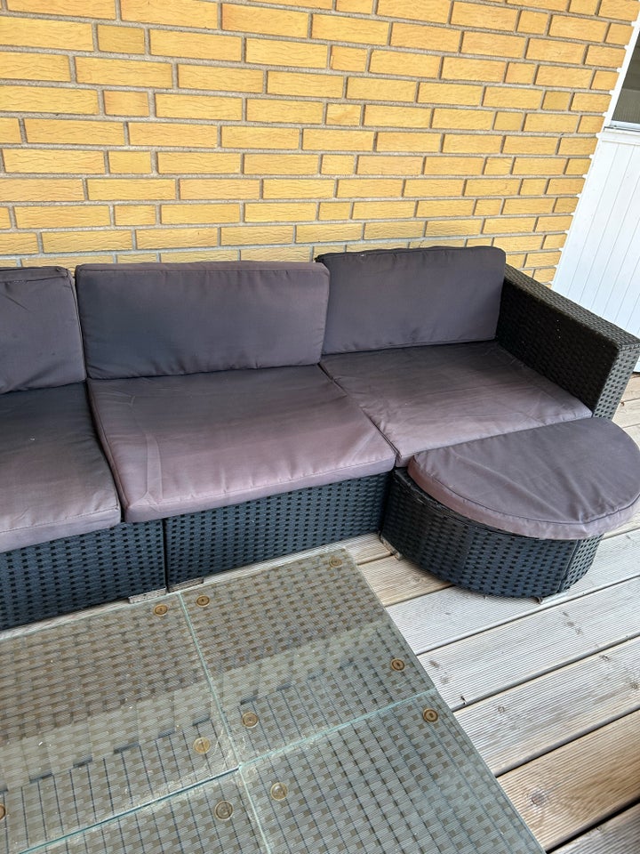 Loungesæt VidaXL Polyrattan