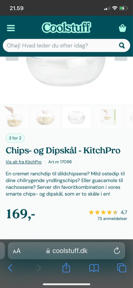 Snackskål