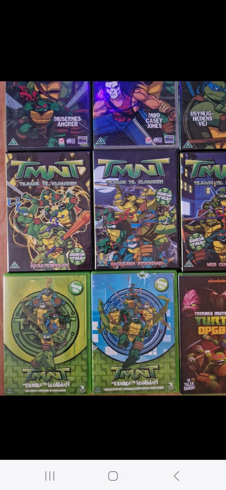 TURTLES, DVD, animation