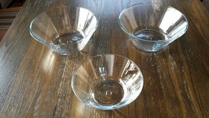 Glas Skåle 3 styk Rosendal Grand