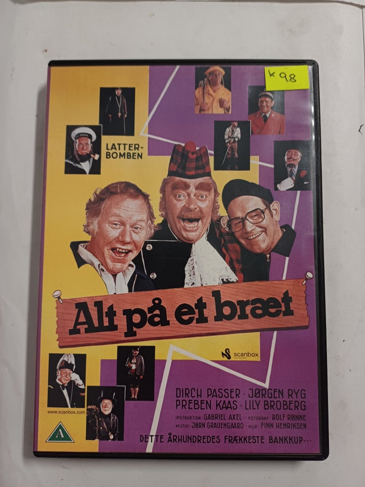 Alt på et bræt, DVD, familiefilm