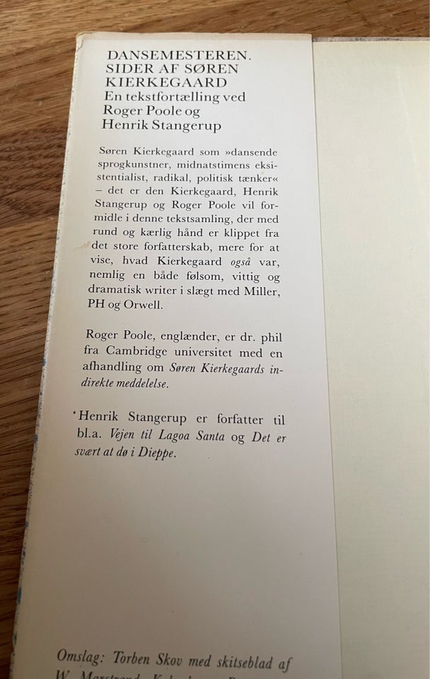 Dansemesteren, Roger Poole,