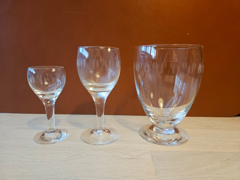 Glas, øl, snaps og portvins glas