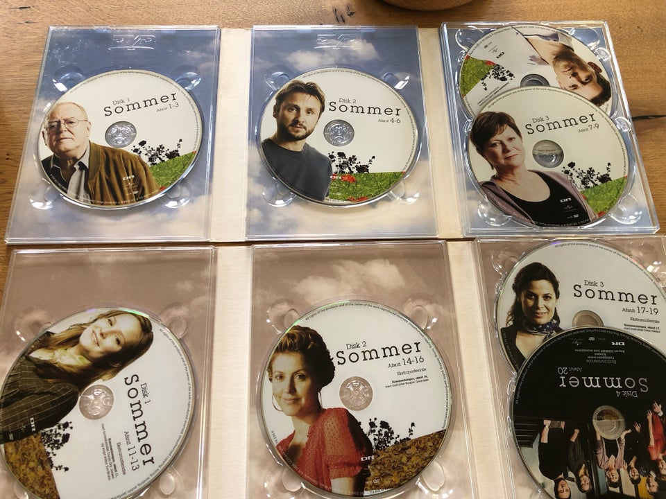 Serien sommer , DVD, TV-serier