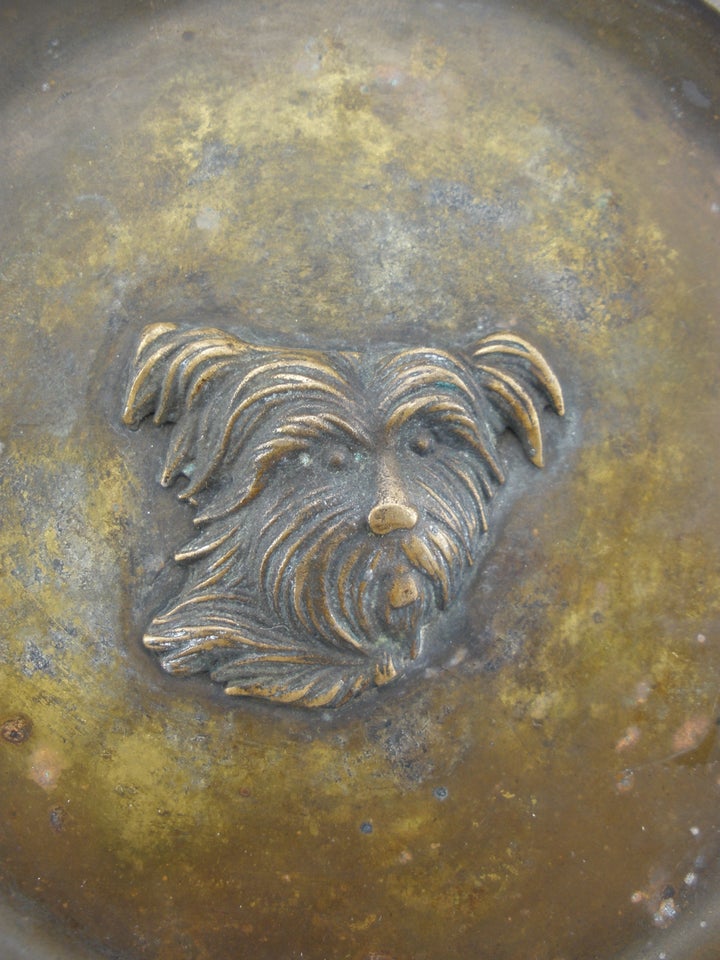 Pin Dish Med Hund I Relief, Nordisk