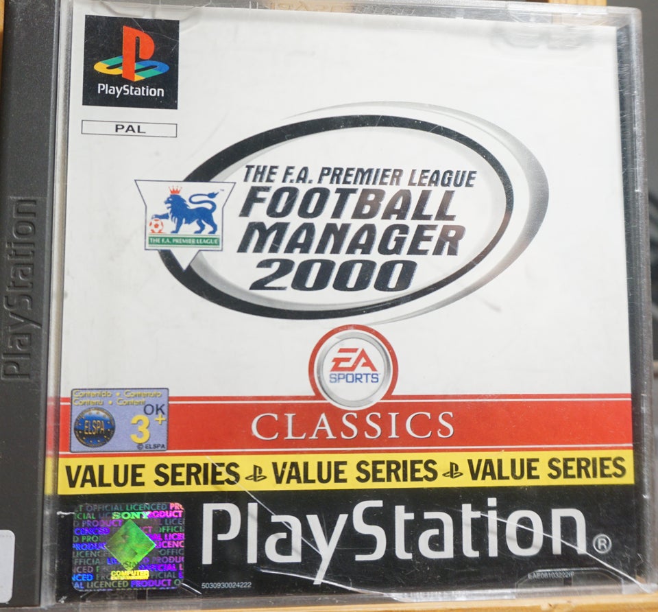 The FA Football Manager 2000 PS