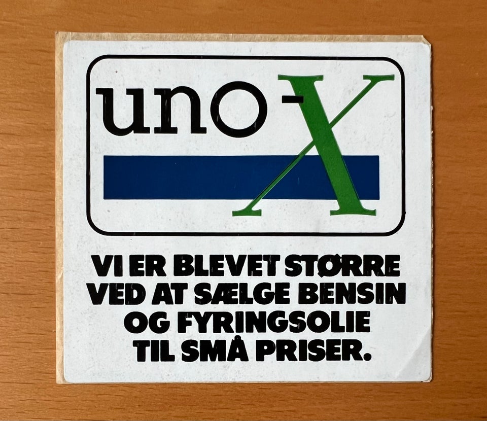 Klistermærker, Uno-X