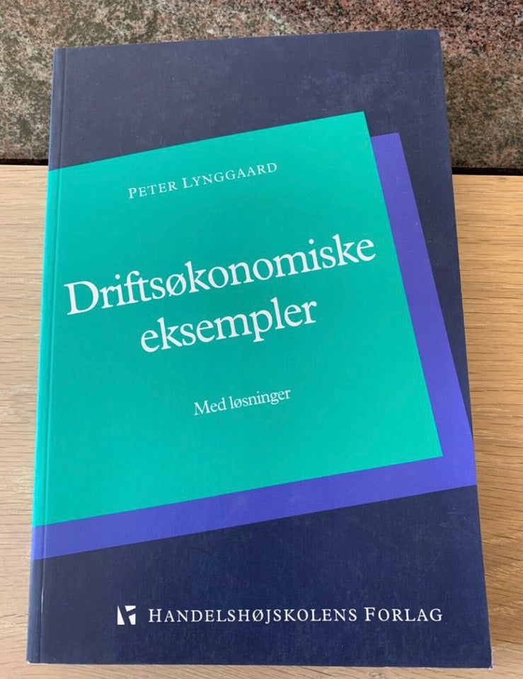 Driftsøkonomiske eksempler,