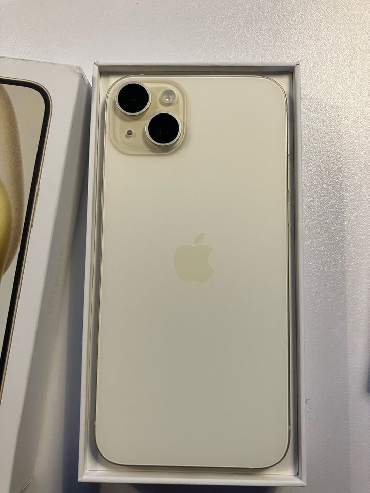 iPhone 15 Plus, 128 GB, gul