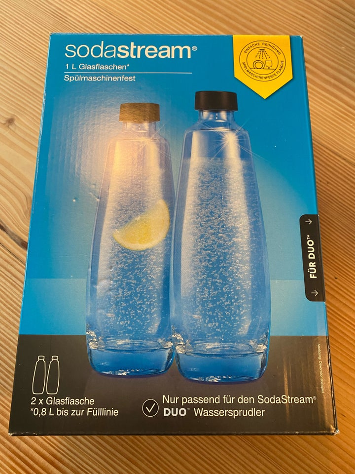 Sodastream glas flasker