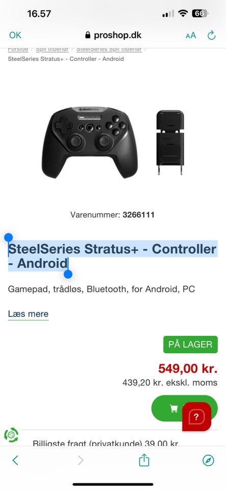 Controller, Anden konsol, Stratus