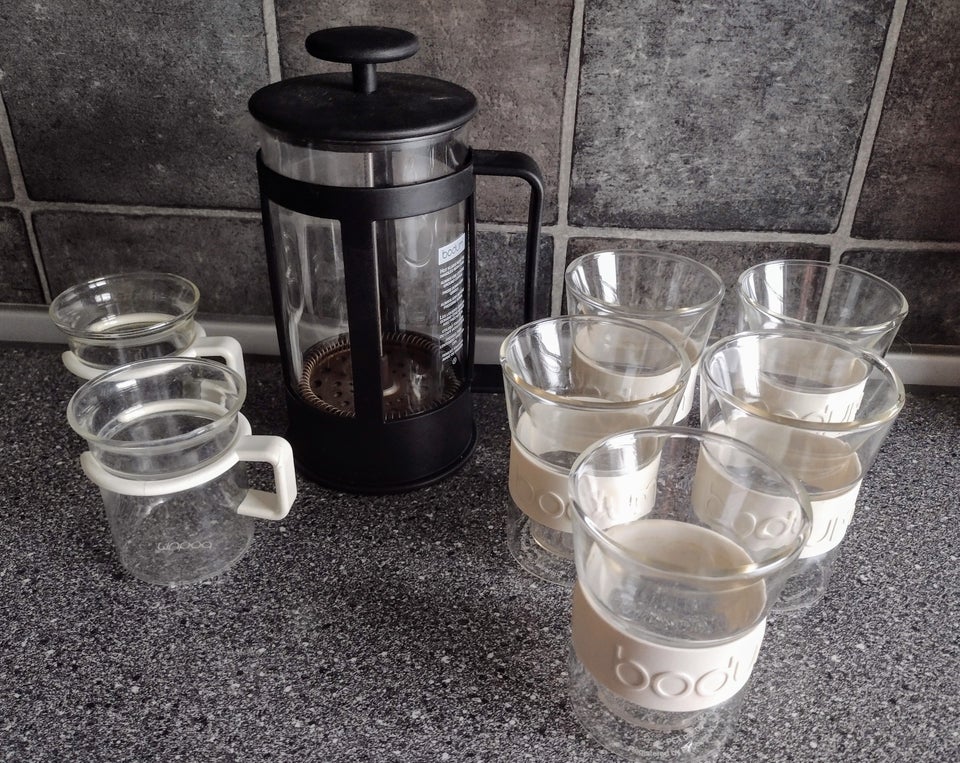 Bodum kaffekande krus og glas