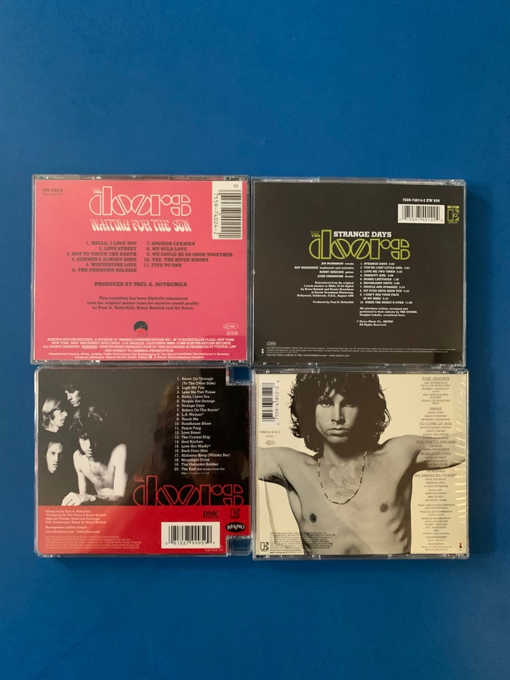 THE DOORS: 4 CD ALBUMS, rock