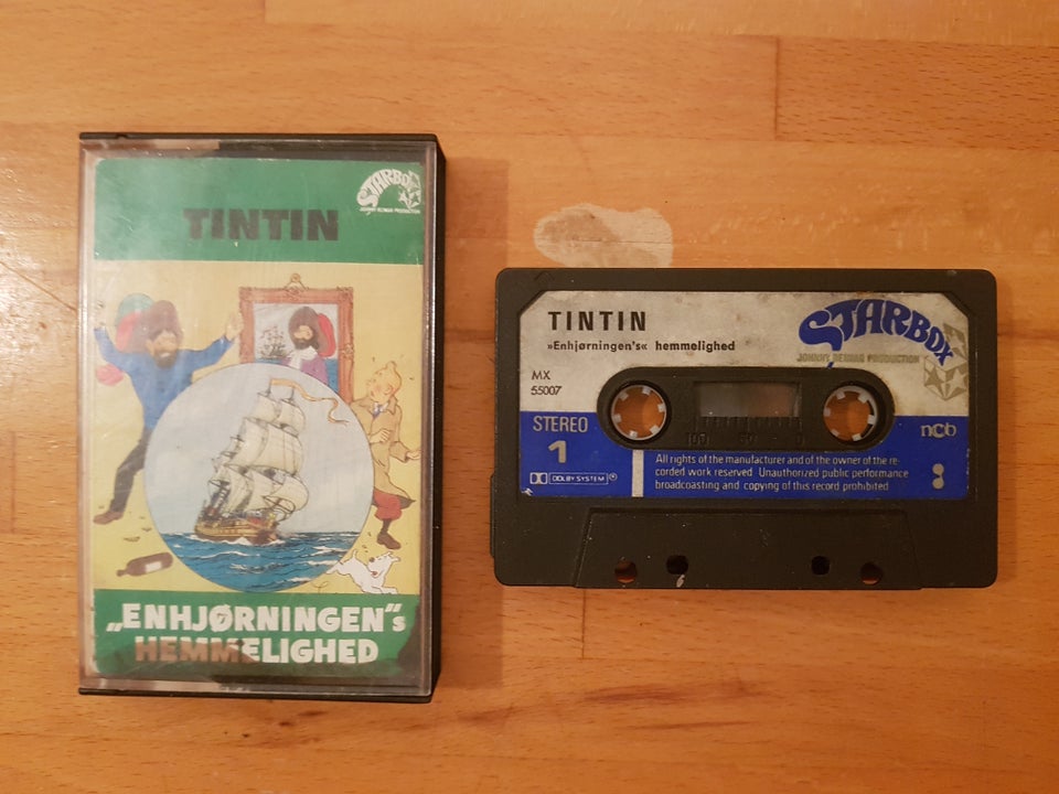 Bånd, hørespil, Tintin -