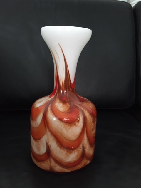 Glas, Vase fra Firenze 25 cm