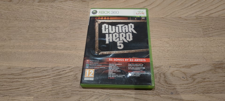 Guitar Hero 5 Xbox 360 anden genre