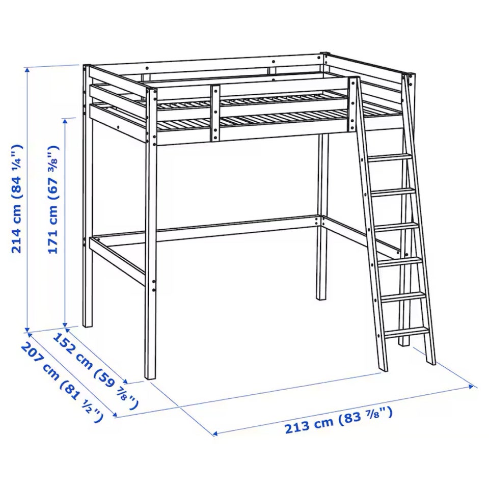 Loftsseng Ikea storå