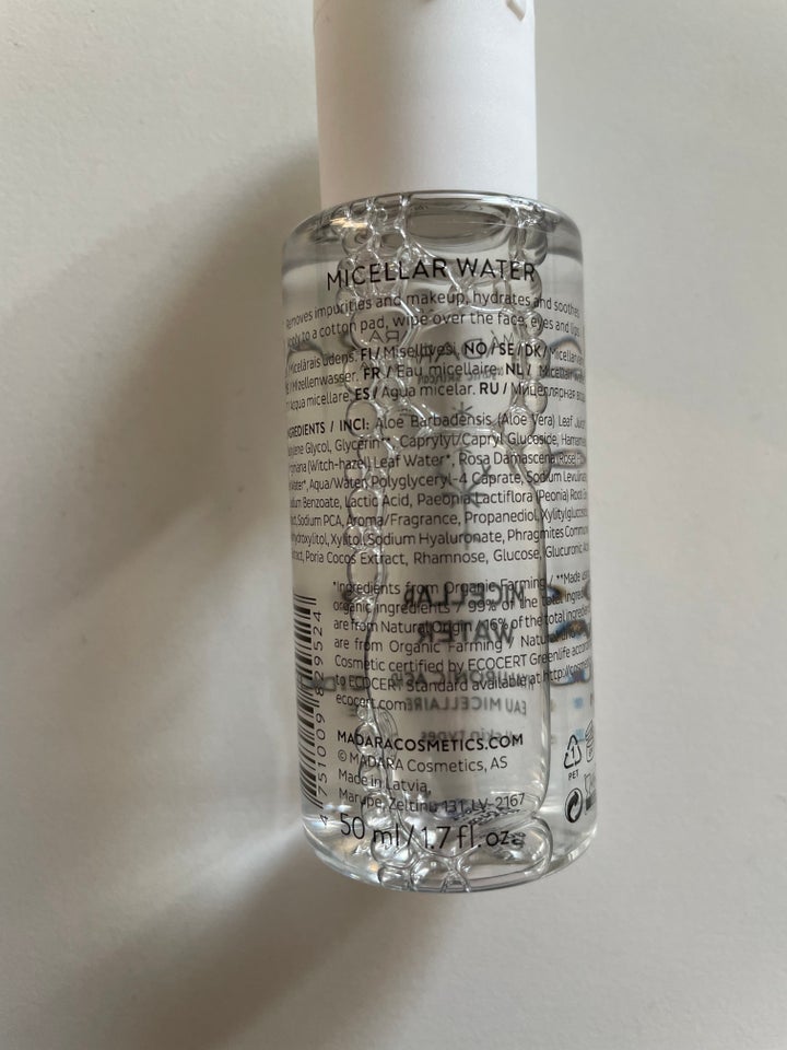 Ansigtspleje Micellar water