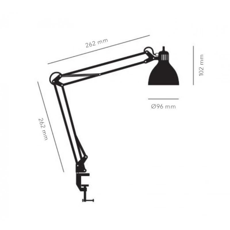 Arkitektlampe, Archi T1 blå