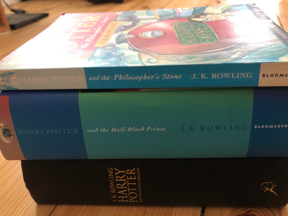 3 x Harry Potter, J. K. Rowling