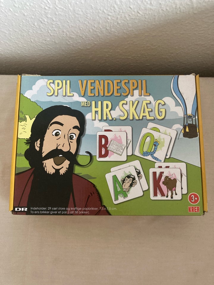 Vendespil med HR. Skæg, huskespil