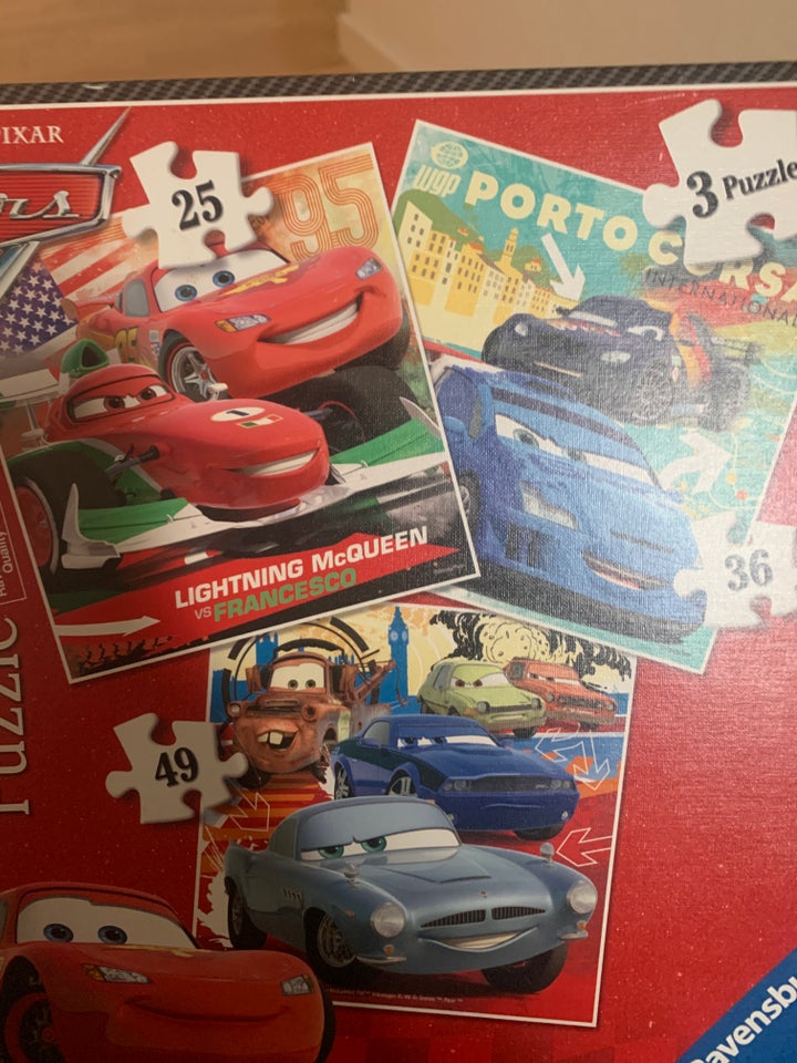 Puslespil cars, Bingo, samlespil