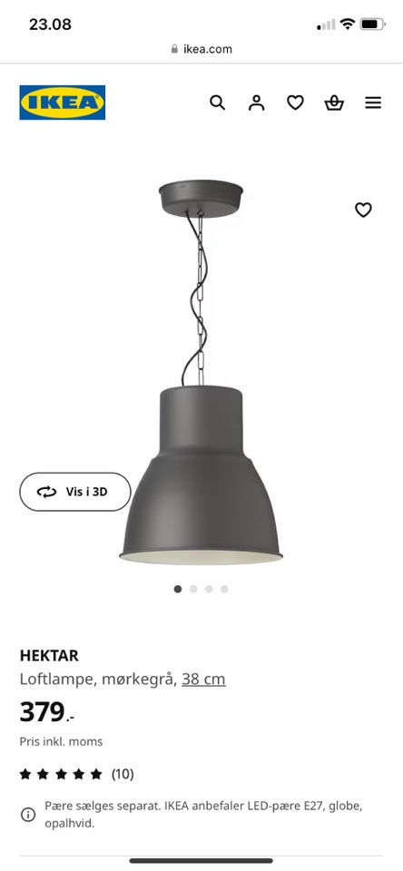 Anden loftslampe Ikea