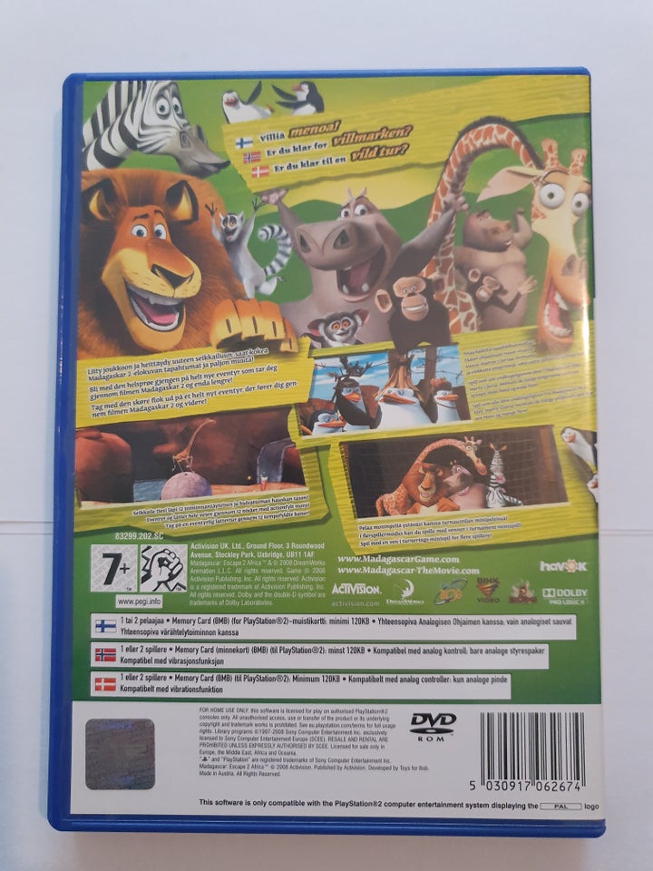 Madagaskar 2 PS2