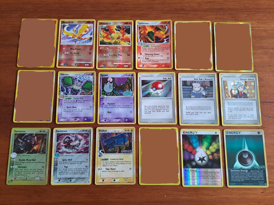 Samlekort, Pokemon holo glimmer