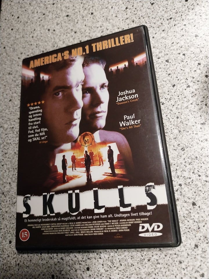 SKULLS, DVD, thriller