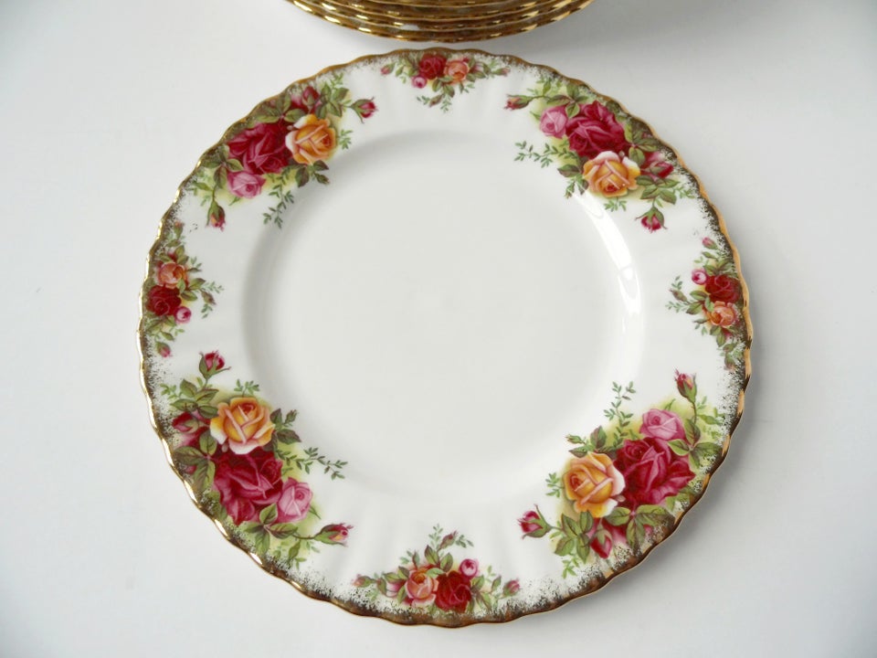 Porcelæn Landsby Roser