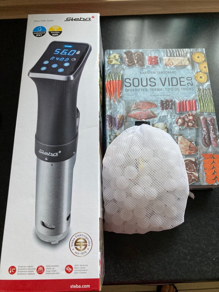 Sous vide stav + termokugler og bog