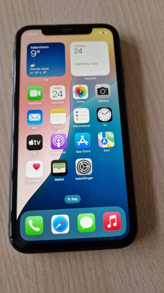 iPhone 11, 64 GB, sort