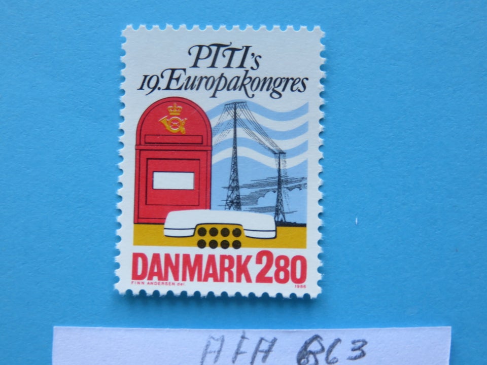 Danmark, postfrisk, AFA 863