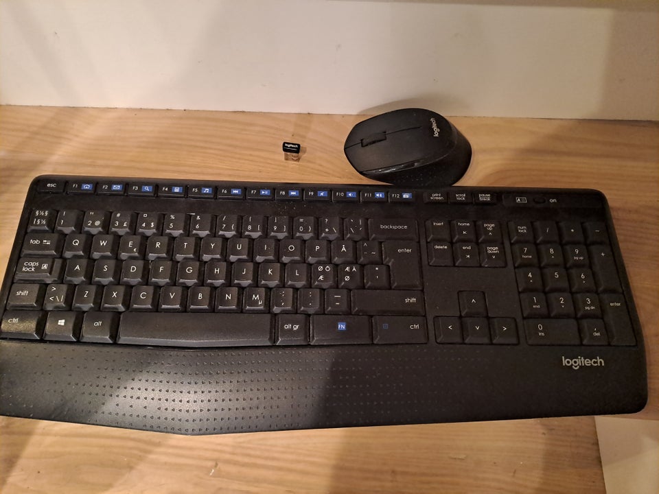 Tastatur, trådløs, logitech