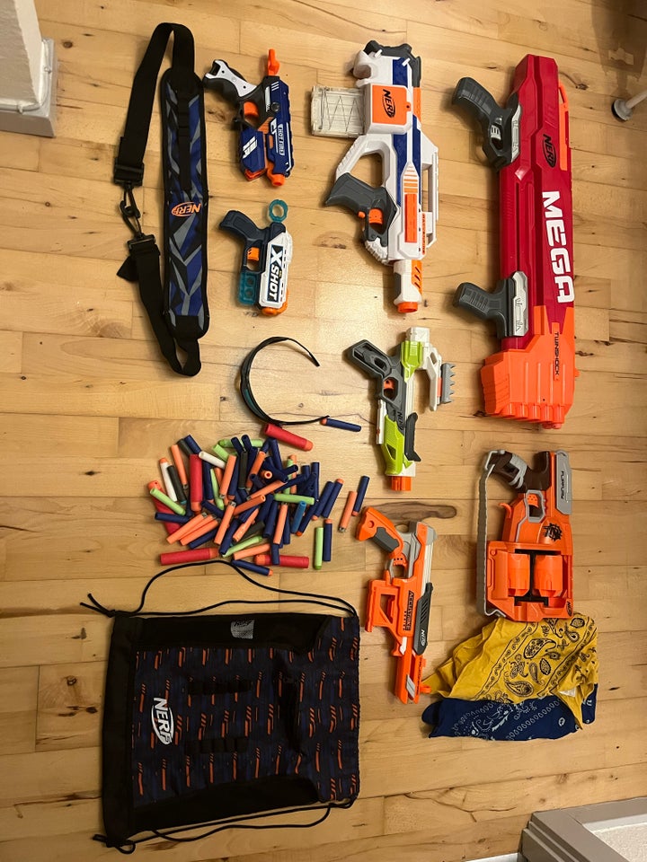 Våben, Nerf Gun og tilbehør, Nerf