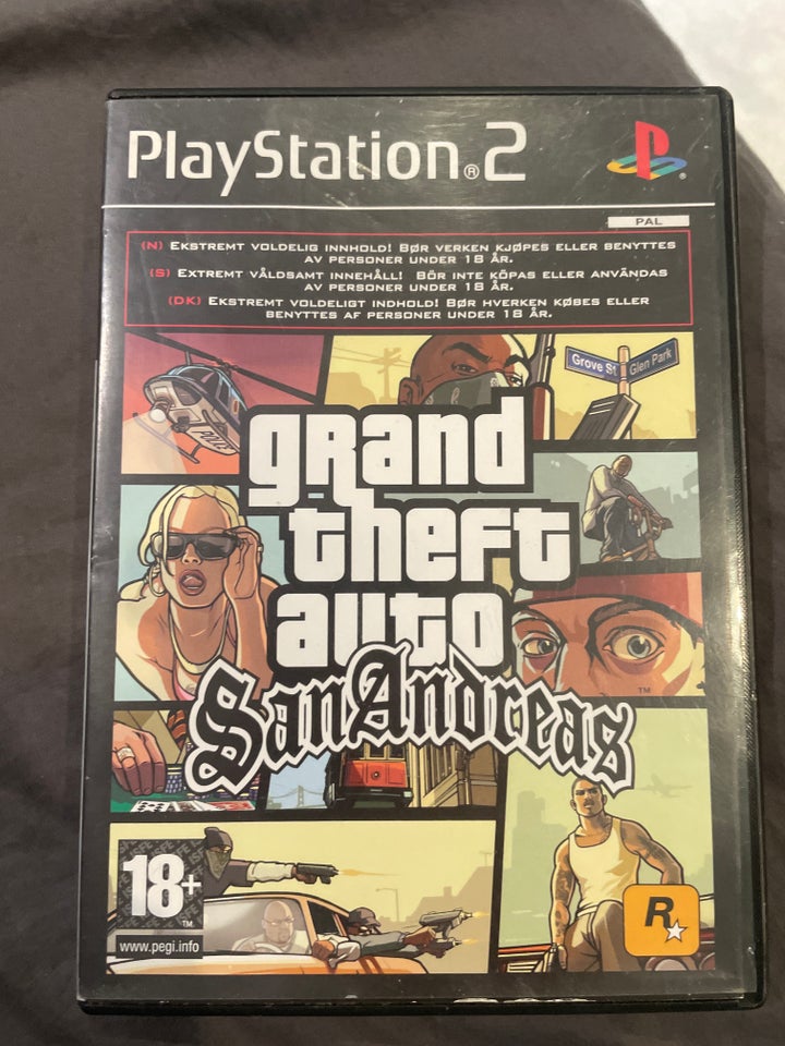 Gta san Andreas  PS2 action