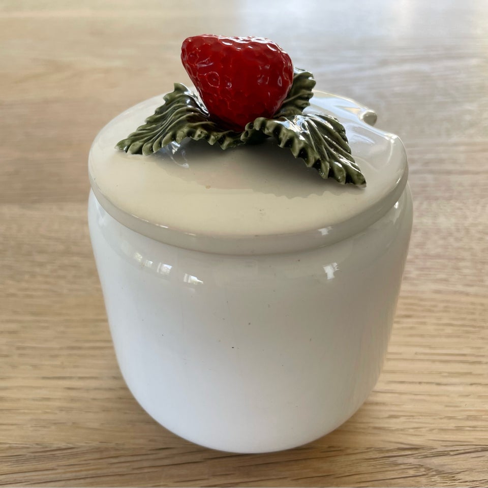 Porcelæn Marmeladekrukke Retro