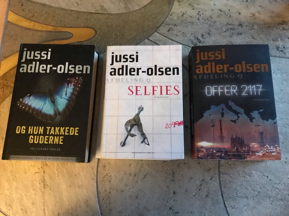 Bøger af Jussi Adler-Olsen, Jussi