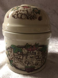 Porcelæn MARMELADE/ SUKKER SKÅL