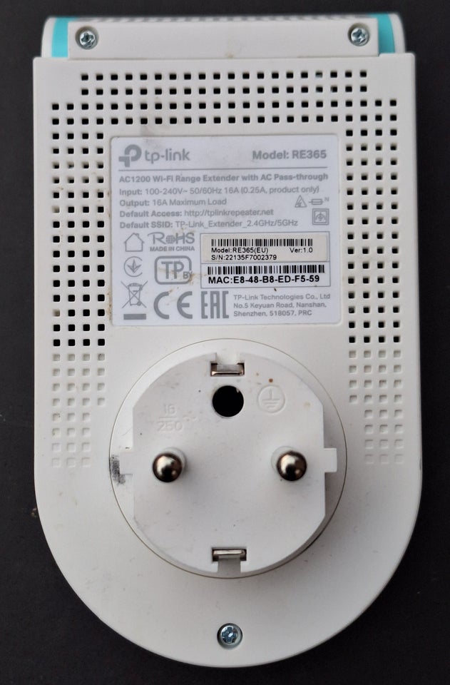 Repeater, wireless, TP Link AC1200