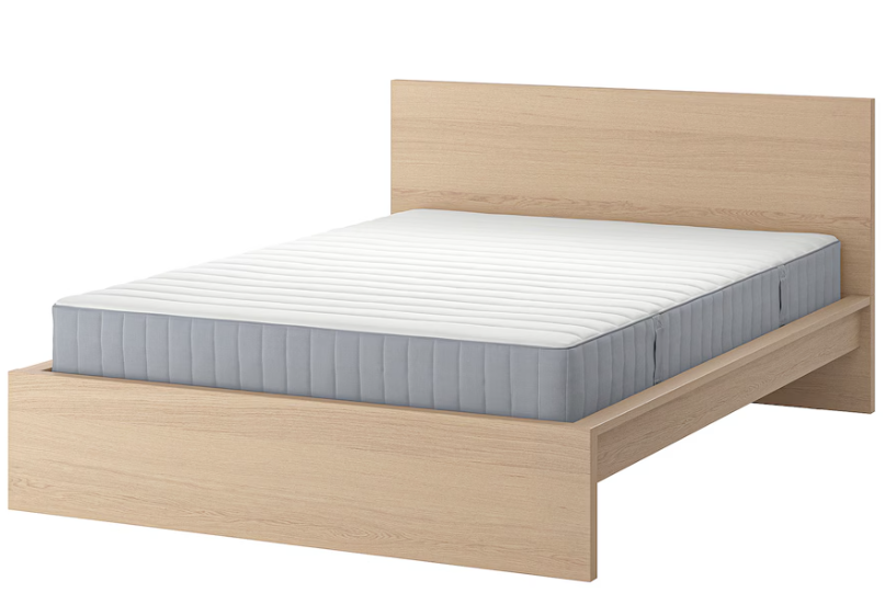 Dobbeltseng, Ikea Malm, b: 166 l: