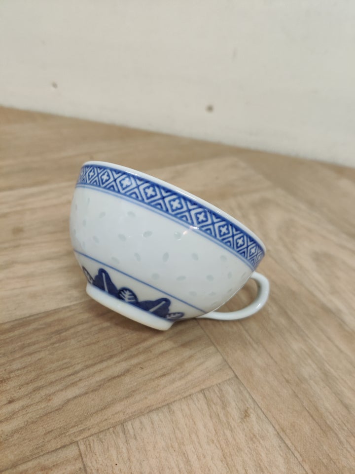 Porcelæn 5 sæt tekopper med