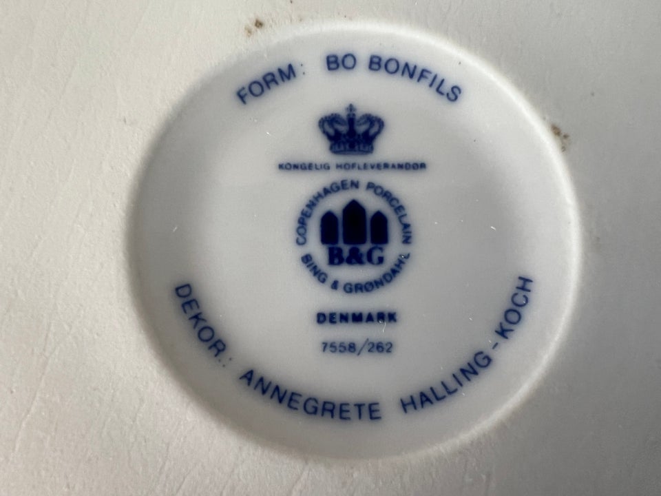 Porcelæn, Fad, Bing og Grøndahl