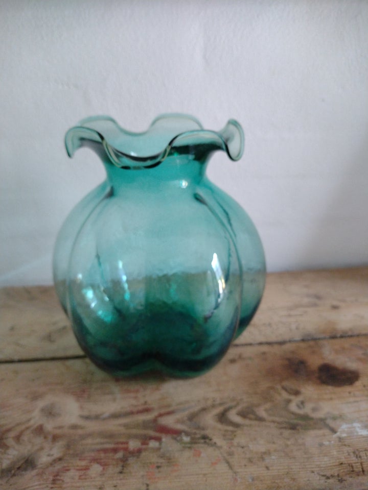 Glas Fin gammel helt intakt vase