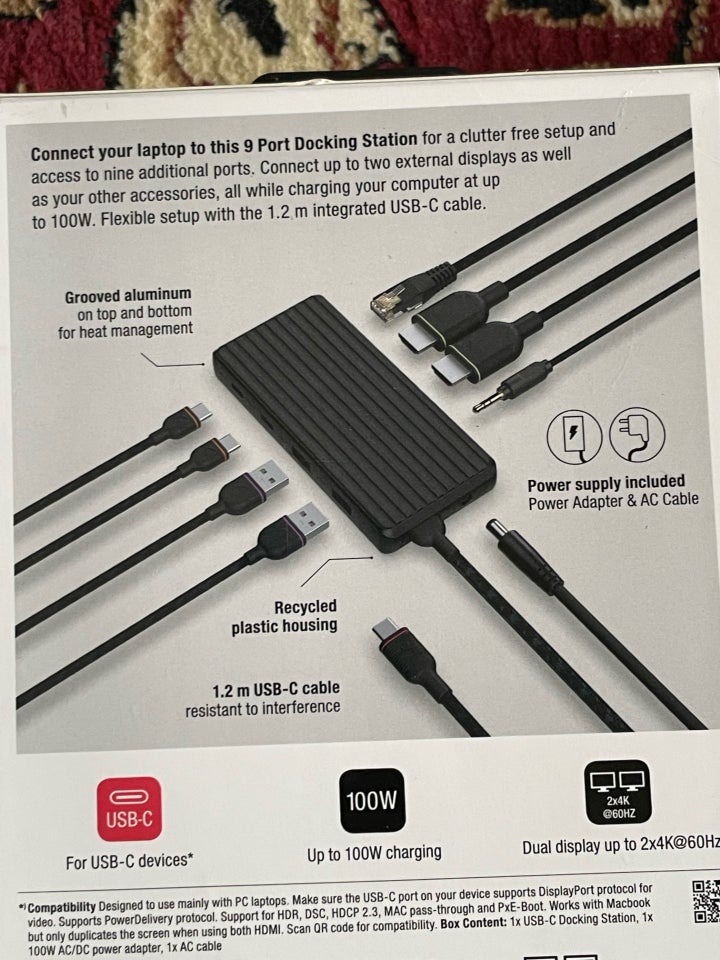 Adapter Unisynk 9-port 4K 100W